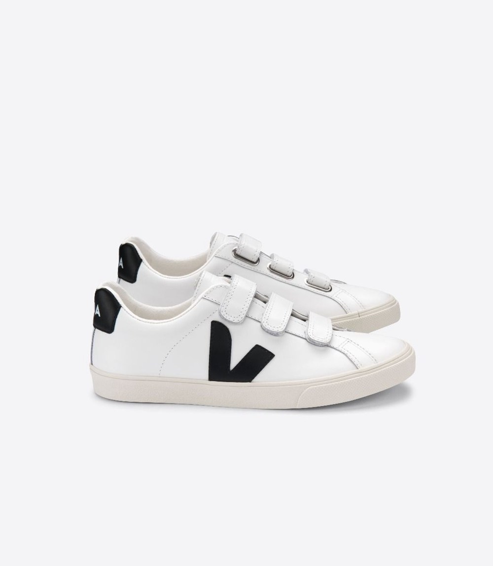 Veja Sneakers Barbati - 3-Lock Piele - Albi/Nigga - 7860239-CB